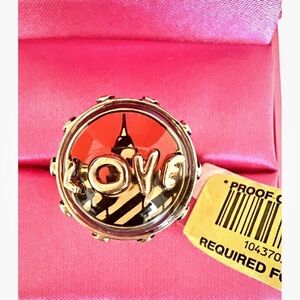 Betsey Johnson Miami Chic Stylish Love Ring